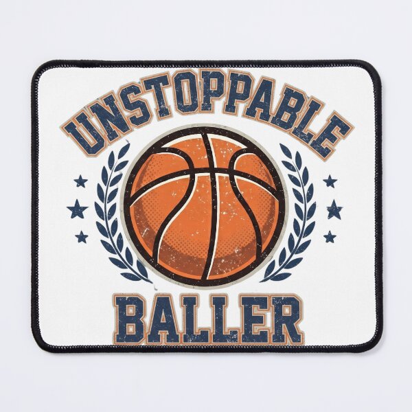 Item preview, Unstoppable Baller Vintage Basketball Retro Athlete T-Shirt Design designed and sold by CourtVibe.