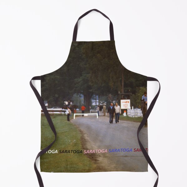 Item preview, VINTAGE SARATOGA BACKSTRETCH SCENE C2023 Steve Yellowbear designed and sold by SteveYellowbear.