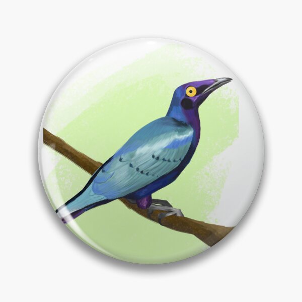 Item preview, Purple Glossy Starling designed and sold by DoodleSnake58.