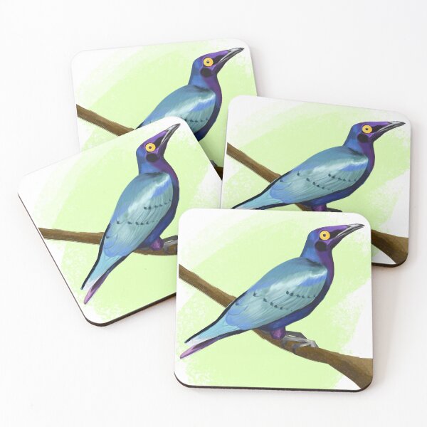 Item preview, Purple Glossy Starling designed and sold by DoodleSnake58.
