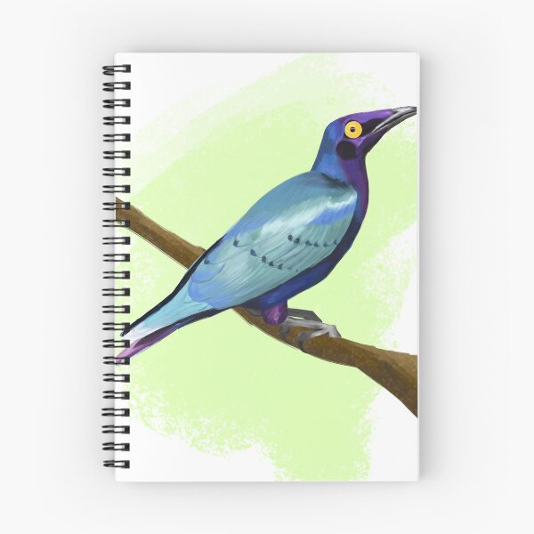 Item preview, Purple Glossy Starling designed and sold by DoodleSnake58.