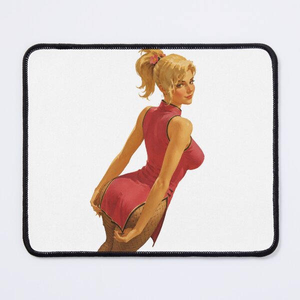 Item preview, Kunoichi Pin Up | Retro Anime Ninja Inspired Original Fan Art designed and sold by Cosplayvintage.