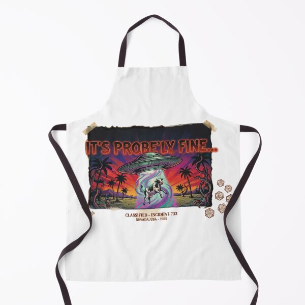 Item preview, It's Probe'ly fine Retro Vintage Minimalist Graphic designed and sold by Probably Fine Design.