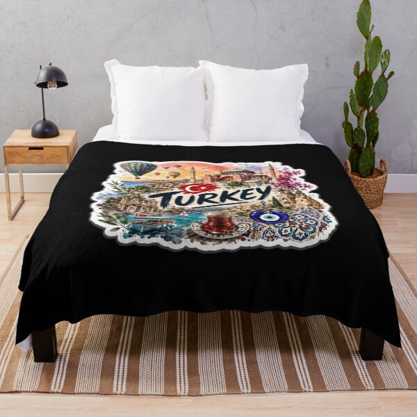 Item preview, Türkiye Travel Art, Istanbul Cappadocia Ephesus Watercolor Sticker designed and sold by GusiaTreasures.