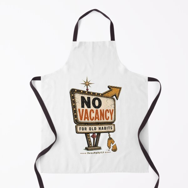 Item preview, No Vacancy for Old Habits – Retro Motel Sign designed and sold by WakeUpByLP.