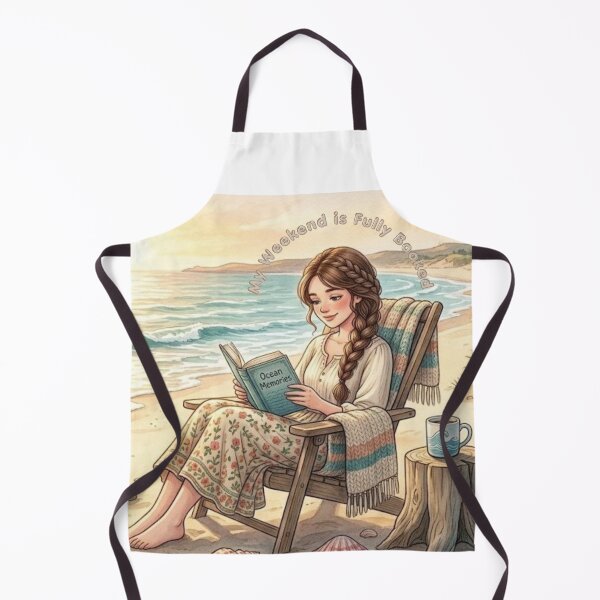 Item preview, My Weekend Is Fully Booked – Cozy Beach Reading Art designed and sold by GehanPrints.