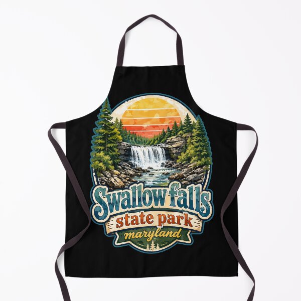 Item preview, Swallow Falls State Park Travel Watercolor Maryland designed and sold by TomFrontierArt.