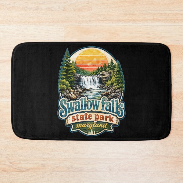 Item preview, Swallow Falls State Park Travel Watercolor Maryland designed and sold by TomFrontierArt.
