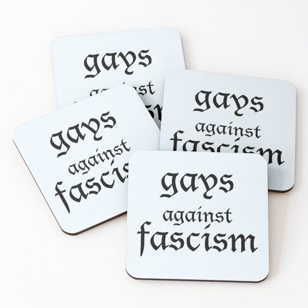 Item preview, gays against fascism designed and sold by FreakShop UK.