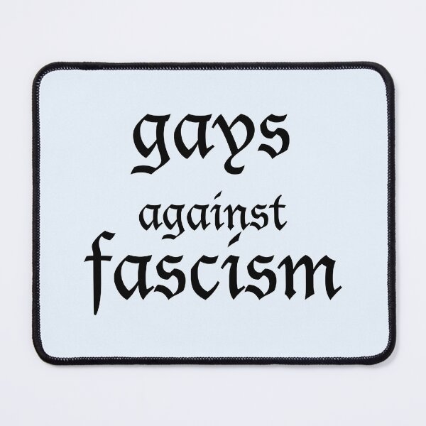 Item preview, gays against fascism designed and sold by FreakShop UK.