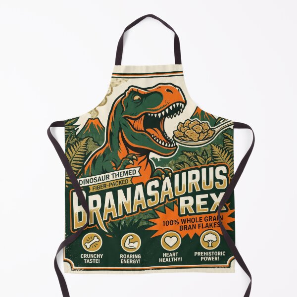 Item preview, Branasaurus rex cereal Retro Vintage Minimalist Graphic designed and sold by Probably Fine Design.