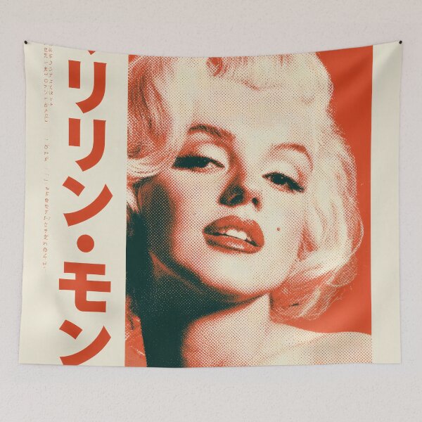 Item preview, Vintage Marilyn Japanese Poster  designed and sold by AnimeArsenalPrints.