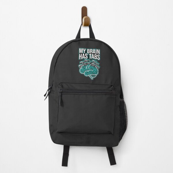 Item preview, My Brain Has Tabs Funny Developer Gift Coding Humor Minimal Design designed and sold by Ixnor.