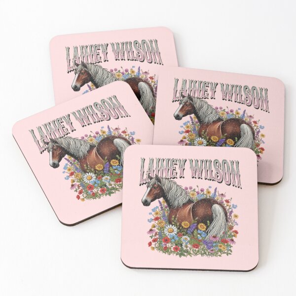 Item preview, Lainey Wilson Country Music Star Floral Horse Graphic designed and sold by RahniNM.
