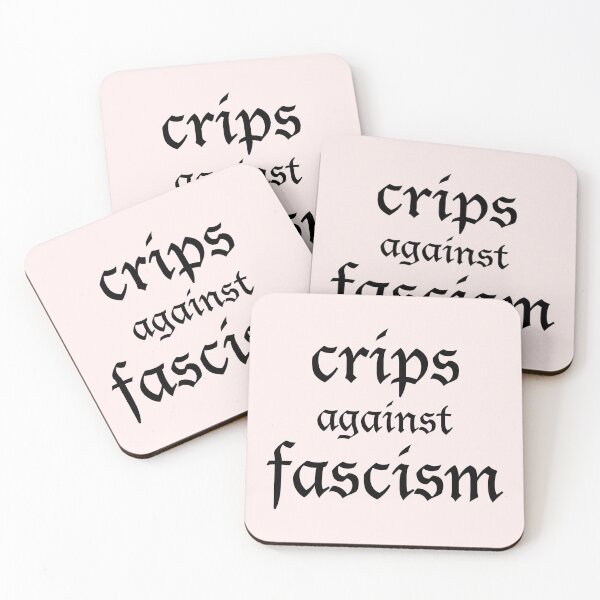 Item preview, crips against fascism designed and sold by FreakShop UK.