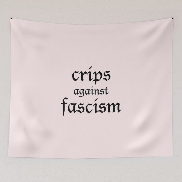 Item preview, crips against fascism designed and sold by FreakShop UK.