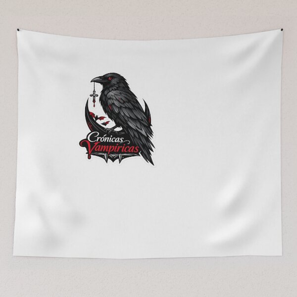 Item preview, Elegant Gothic Vampiric Raven designed and sold by teamzeta.