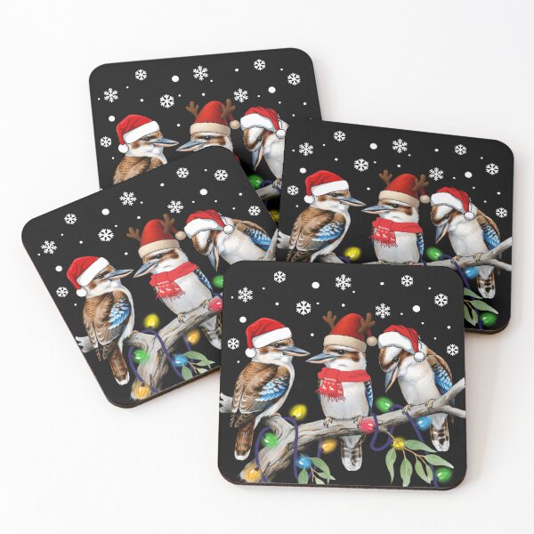 Item preview, Extra festive Australian Bird kookaburra Christmas Australia Xmas Gift Men Woman Kids  designed and sold by Amelia ART G.