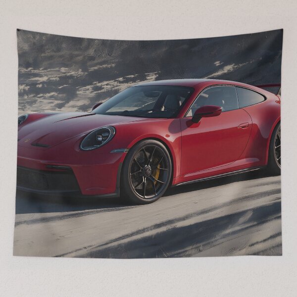 Item preview, Porsche 911 GT3 Sleek Modern Wall Art designed and sold by AutoPopStudio.