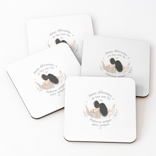 Item preview, Different Souls, Endless Bond | Best Friends Forever | Minimalist Friendship Line Art designed and sold by MotivArtes.