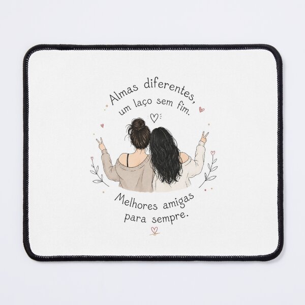 Item preview, Different Souls, Endless Bond | Best Friends Forever | Minimalist Friendship Line Art designed and sold by MotivArtes.