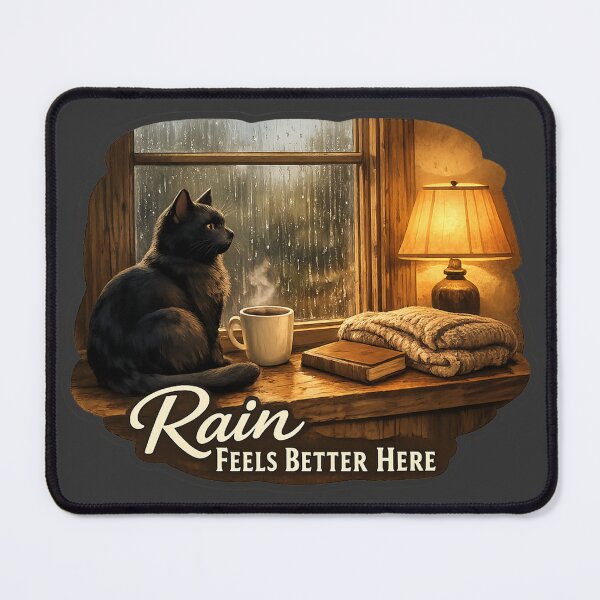 Item preview, Rain Feels Better Here designed and sold by QuietNovaShop.