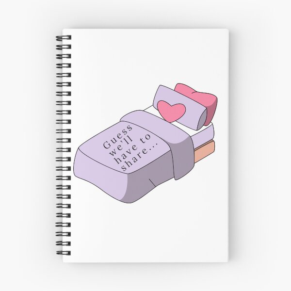 Item preview, "Only One Bed" Trope designed and sold by Nyxander's Bookish Catalogue.