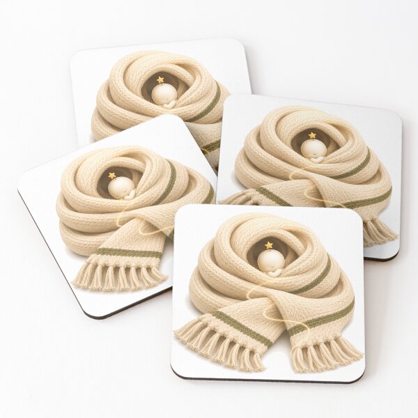 Item preview, Wrapped in Warmth – Little Star Cosy Scarf Companion designed and sold by Digital Culture Studio.
