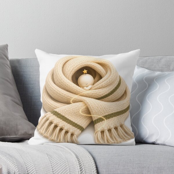 Item preview, Wrapped in Warmth – Little Star Cosy Scarf Companion designed and sold by Digital Culture Studio.
