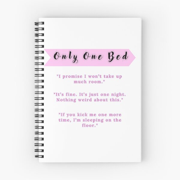 Item preview, "Only One Bed" trope | Bookish Pack designed and sold by Nyxander's Bookish Catalogue.