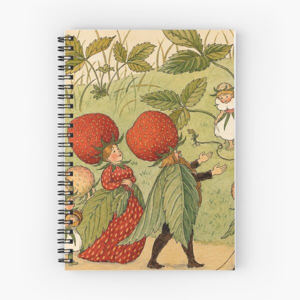 Item preview, Strawberry Family Art Nouveau Nursery Print for Children designed and sold by RickE.