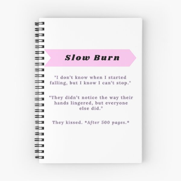 Item preview, "Slow Burn" trope | Bookish Pack designed and sold by Nyxander's Bookish Catalogue.