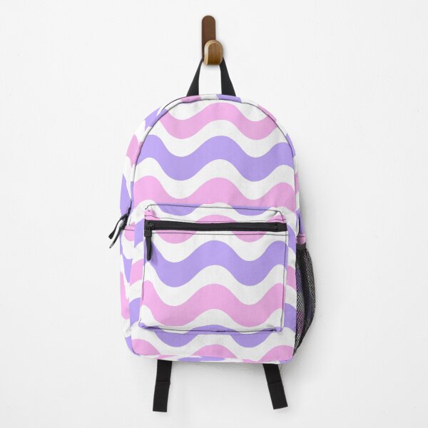 Item preview, 3D wave pattern- Pink and purple shade designed and sold by Pattern Petals.