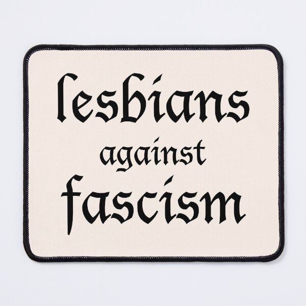 Item preview, lesbians against fascism designed and sold by FreakShop UK.
