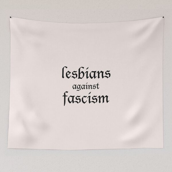 Item preview, lesbians against fascism designed and sold by FreakShop UK.