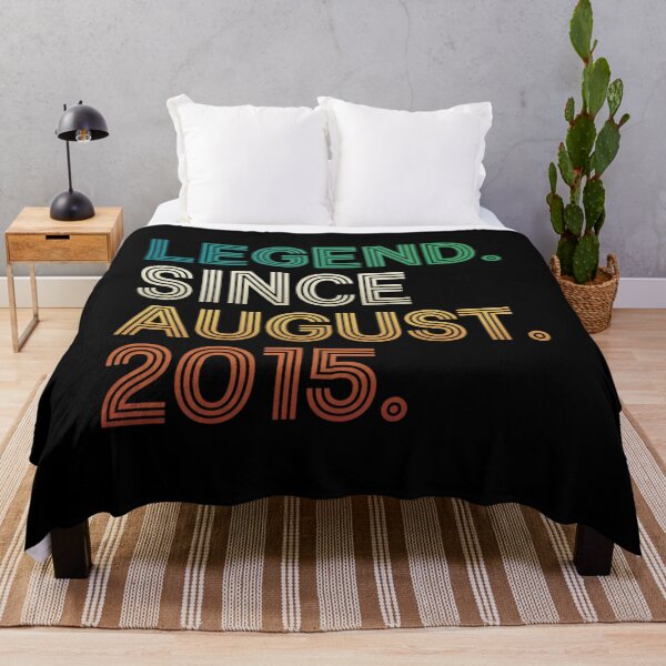 Item preview, 11 Years Old Legend Since August 2015 11th Birthday T-Shirt | Awesome Birthday Party Graphic Gift designed and sold by Trendably.