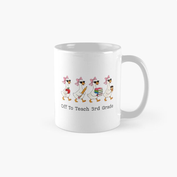 Item preview, Off To Teach 3rd Grade Funny Goose Teacher Back To School Design designed and sold by Rahamkshop.