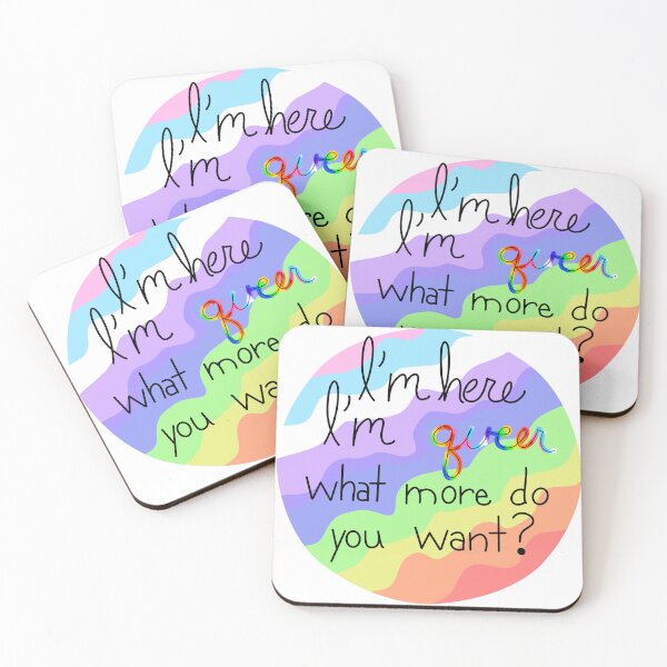 Item preview, Here and Queer designed and sold by digidoodads.