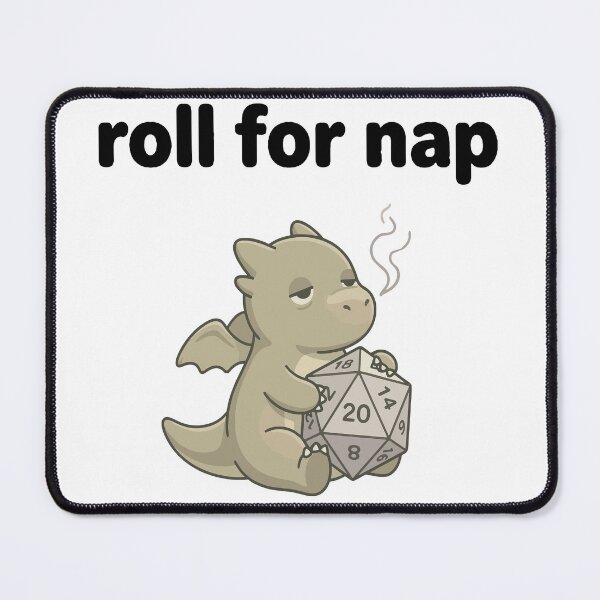 Item preview, Roll for Nap - Funny DnD T-Shirt designed and sold by LoFizzy.