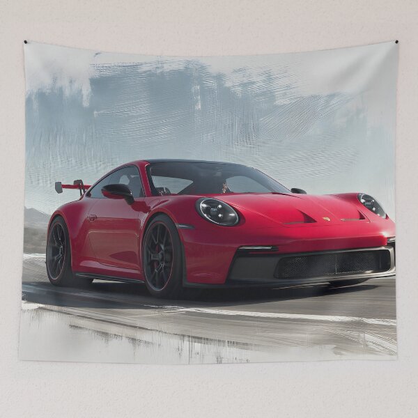 Item preview, Porsche 911 GT3 Performance Car Artwork designed and sold by AutoPopStudio.
