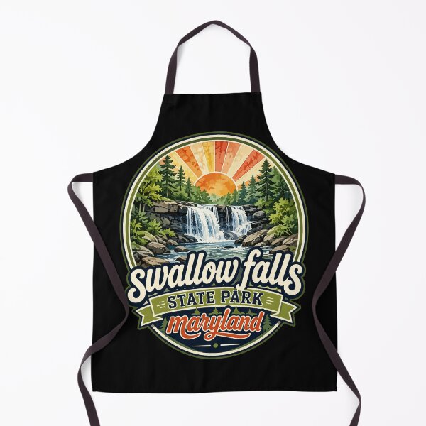 Item preview, Swallow Falls State Park Watercolor Maryland designed and sold by TomFrontierArt.