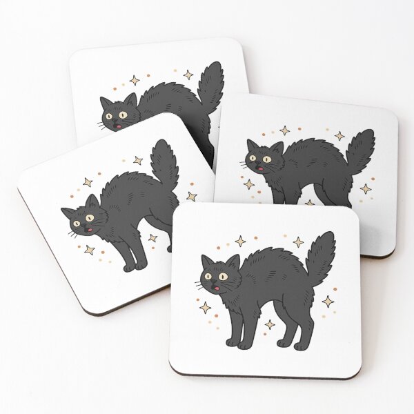 Item preview, Spooky Black Cat designed and sold by LuloCreative.