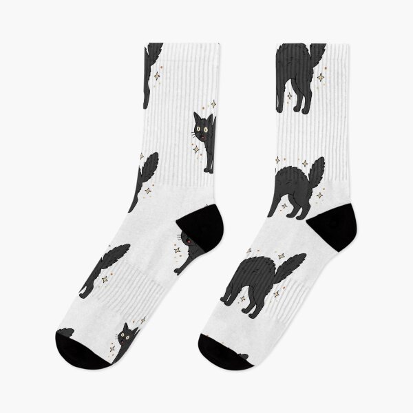 Item preview, Spooky Black Cat designed and sold by LuloCreative.