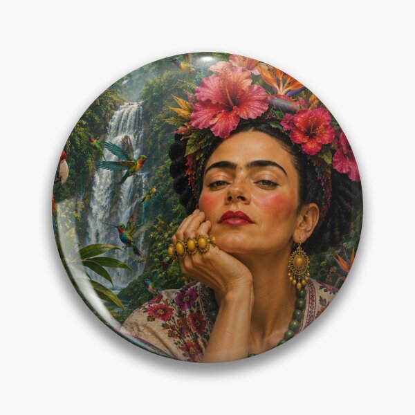 Item preview, Tropical Paradise Frida Kahlo designed and sold by Muycote.