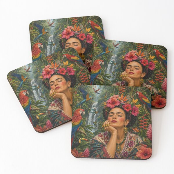 Item preview, Tropical Paradise Frida Kahlo designed and sold by Muycote.