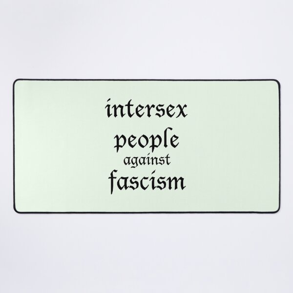 Item preview, intersex people against fascism designed and sold by FreakShop UK.