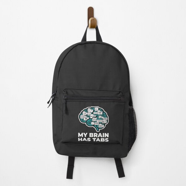Item preview, My Brain Has Tabs Funny Programmer Gift Multitasking Developer Humor Design designed and sold by Ixnor.