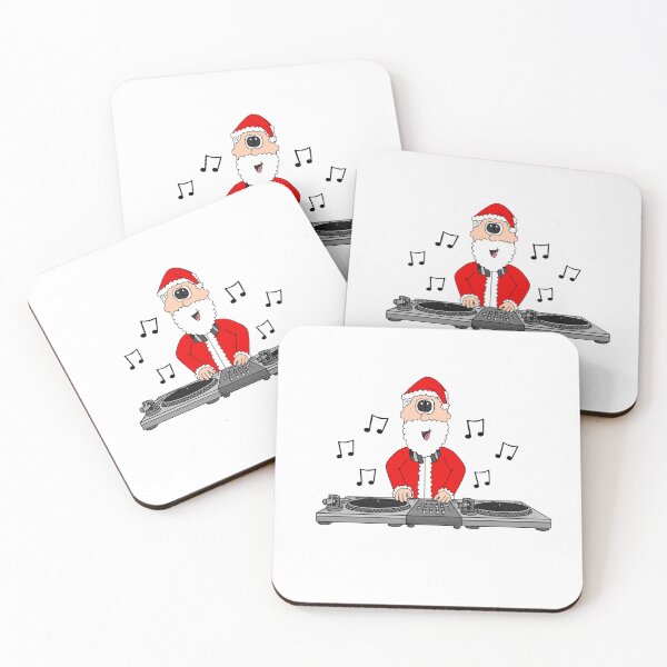 Item preview, Santa DJ'ing Christmas DJ Music Producer Musician designed and sold by doodlerob.