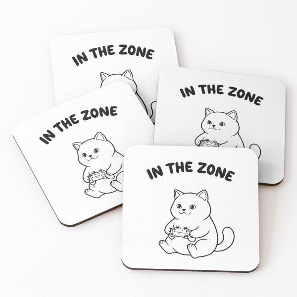 Item preview, In the Zone - Cute Cat T-Shirt designed and sold by LoFizzy.