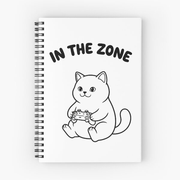 Item preview, In the Zone - Cute Cat T-Shirt designed and sold by LoFizzy.